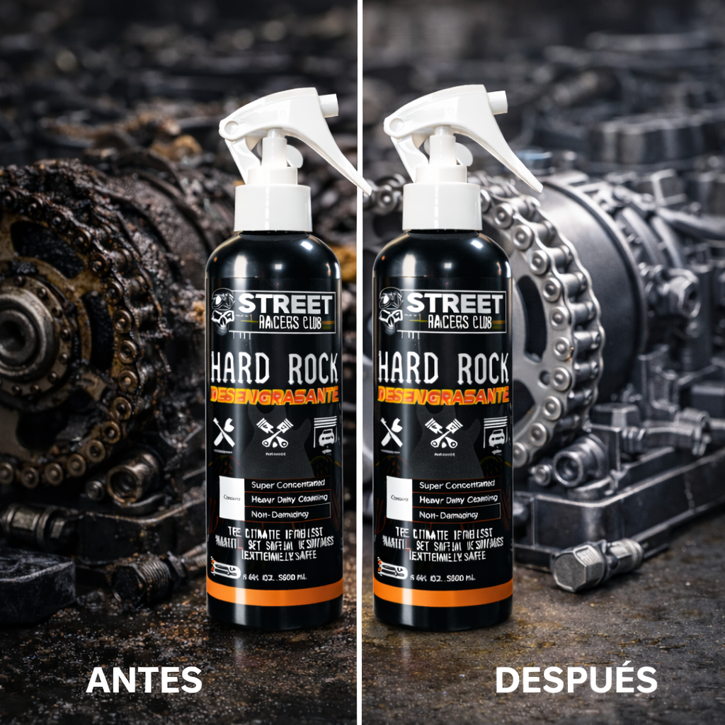 Combo 2 envases hard rock degreaser desengrasante